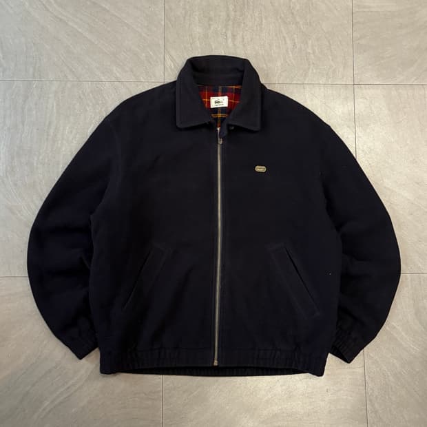 라코스테 정품 서광제조 울 블루종 자켓