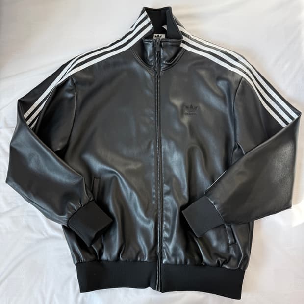 아디다스 포우 레더 자켓 XL