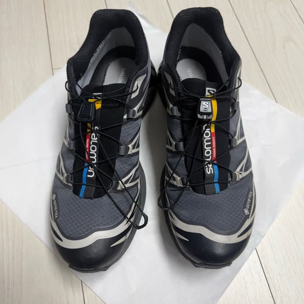 살로몬 XT-6 고어텍스 블랙 에보니 265