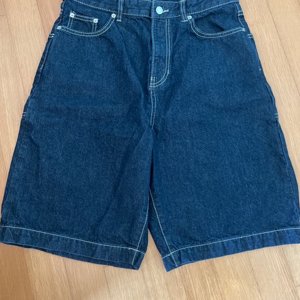 8seconds 생지 데님 버뮤다 팬츠