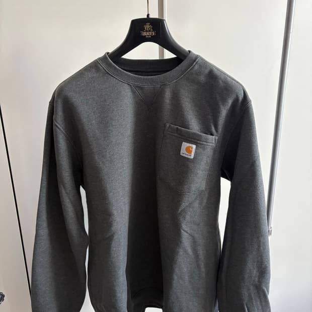 칼하트 US 기모 맨투맨 카본색상
