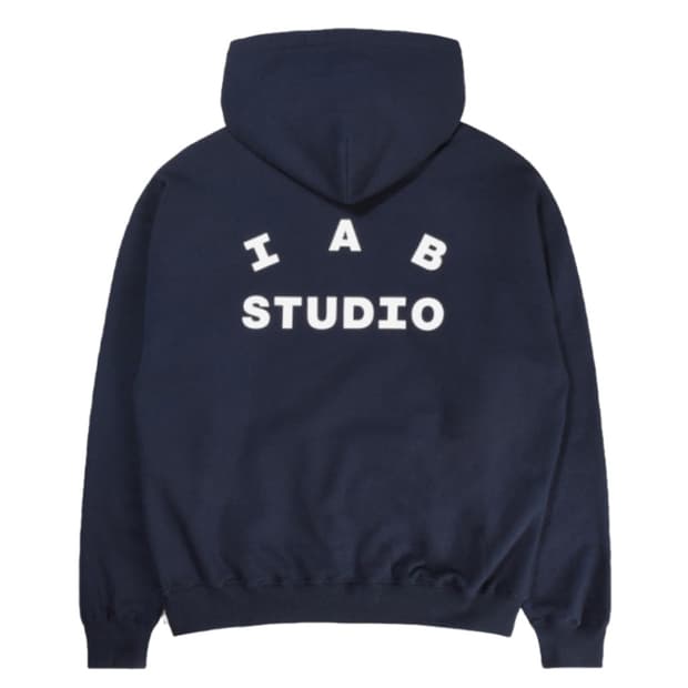 아이앱 스튜디오 네이비 후드티 M