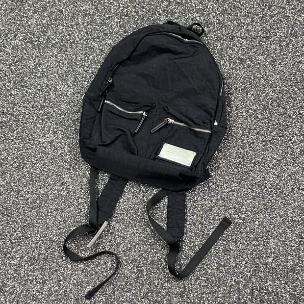 마뗑킴 카고 올 데이 백팩 블랙 B4144