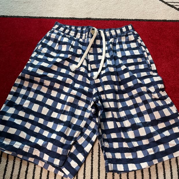 유니클로 MARNI 체크블록 반바지 L