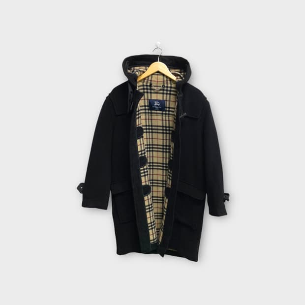 버버리 울 더플코트 M-L
