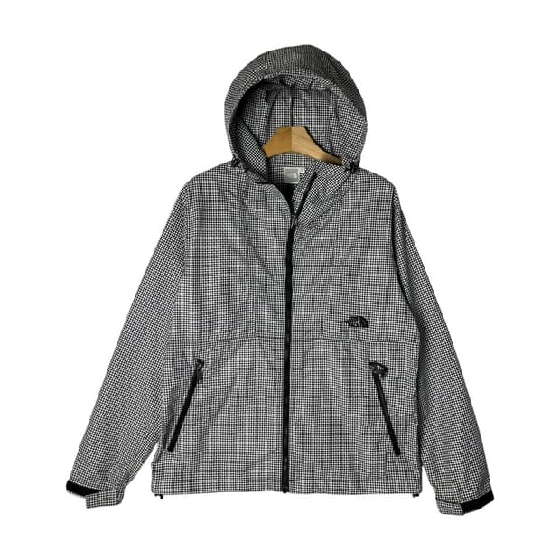 [The North Face] 노스페이스 깅엄체크 후드 바람막이 자켓