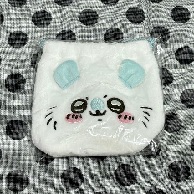 일본정품 나가노 먼작귀 치이카와 모몽가 복조리 파우치