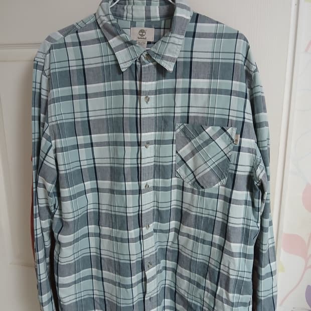 팀버랜드 체크셔츠