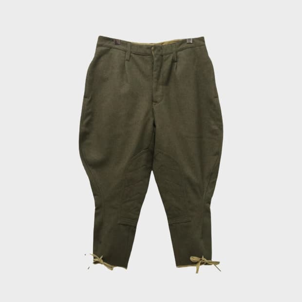 80'S ITALIAN ARMY 울 팬츠 64033