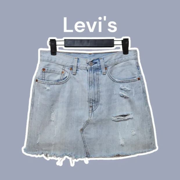 27/ Levis 리바이스 연청치마