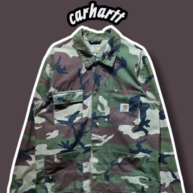 L/ 칼하트 DIGGER COAT 디거코트 카모 /0728