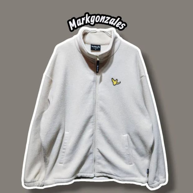 XL/ 마크곤잘레스 후리스 집업 아이보리 /0829