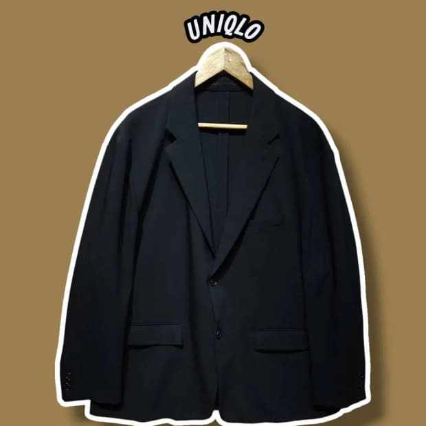 4XL/ 유니클로 감탄자켓 블랙 /1017