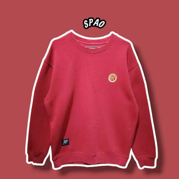 L/ 스파오 해리포터 기모 맨투맨 /1021