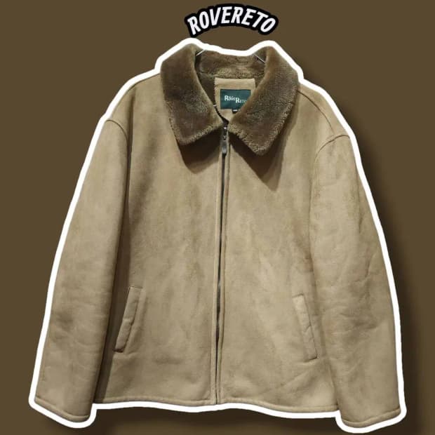 105/ ROVERETO 로베레토 무스탕 집업자켓 /1024