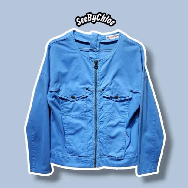 38/ 한섬 씨바이끌로에 여성 집업 자켓 /1027