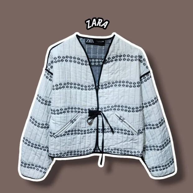 XS/ 자라 자카드 자켓 /1105