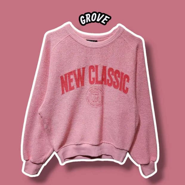 F/ GROVE 그로브스토어 클래식 스웻셔츠 /1114