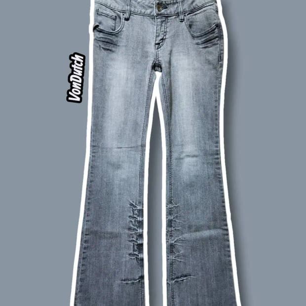 27/ VonDutch 본더치 윙자수 부츠컷 데님 팬츠 /1117