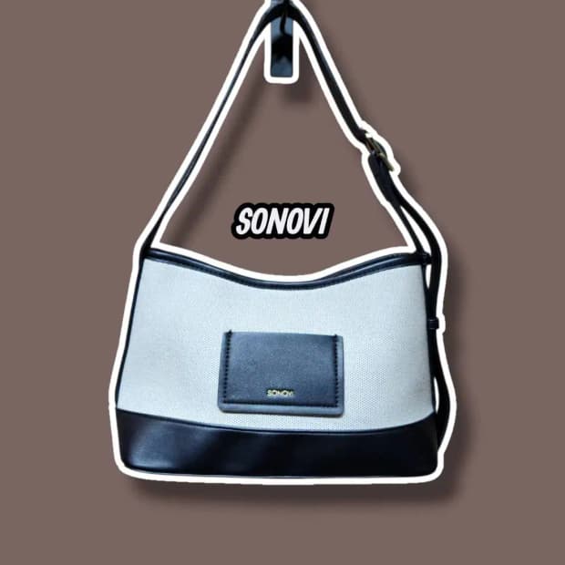SONOVI 소노비 캔버스 숄더백 /1118