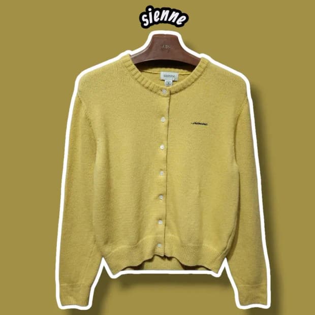 F/ sienne 시엔느 울 캐시미어 혼방 니트 가디건 /1125