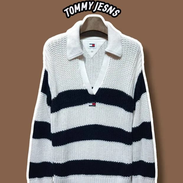 XS/ 타미진스 럭비 스웨터 /1125