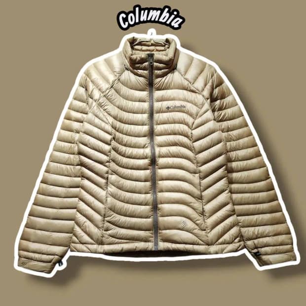 M/ 컬럼비아 여성 옴니히트 구스다운 경량패딩 /1201