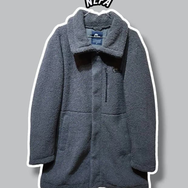 105/ 네파 라이프스타일 패딩 코트 자켓 그레이 /1202