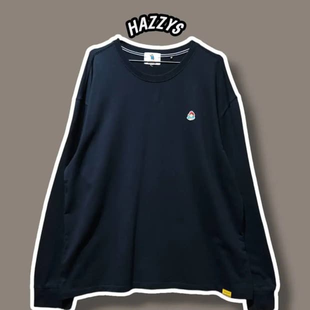 110/ 헤지스 X 패딩턴 긴팔티 블랙 /1202