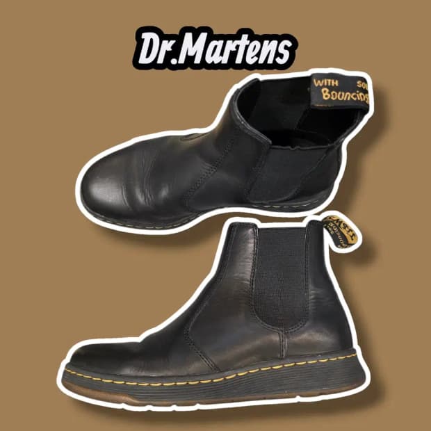 UK6-250/ 닥터마틴 그레이슨 첼시부츠 블랙 /1210