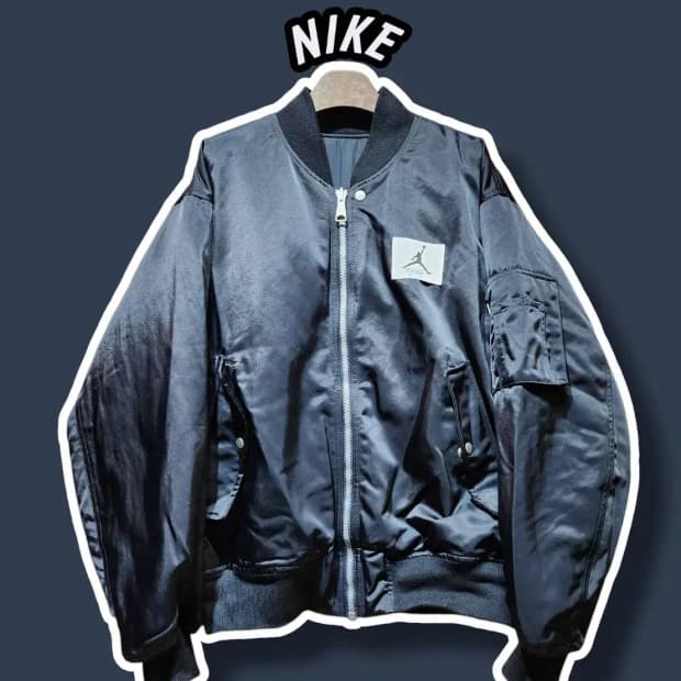 XXL/110/ 조던 에센셜 리버시블  바시티 자켓 블랙 /1212