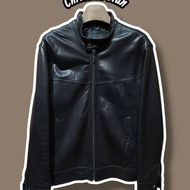 100/ 크리스찬 지앙 남성 양가죽 자켓 /1224