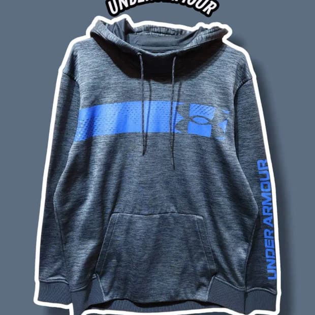 XL/ 언더아머 XQS AF BAR 기모 후드티 /1226