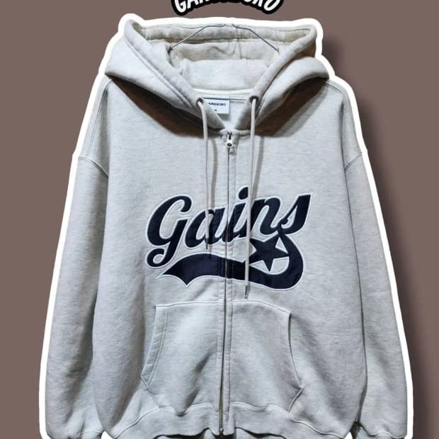 M/ GAINSBORO 게인스보로 스타로고 기모 후드집업 /1226