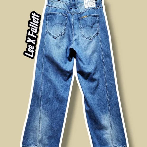 32/ LEE X FALLETT 리 팔렛 워시드 데님 팬츠 /106