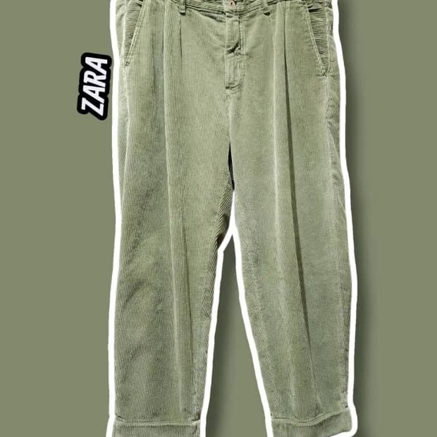 42/ 자라 코듀로이 팬츠 /106