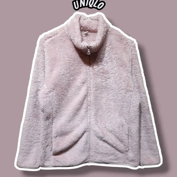 XL/ 유니클로 후리스 핑크 /0112