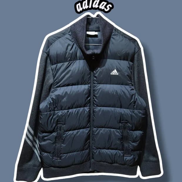 100/ 아디다스 골프 구스다운 니트 패딩 /0113