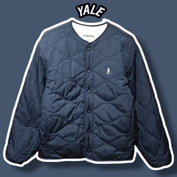 S/ YALE 예일 리버시블 퀼팅 자켓 /0114