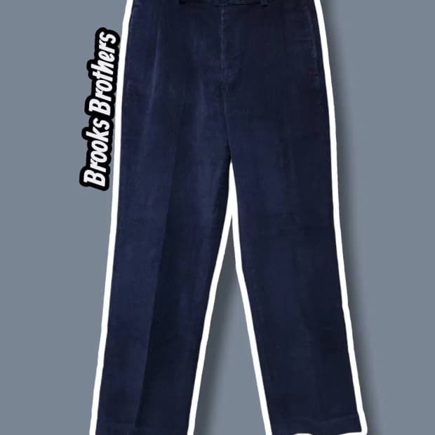 32/ 브룩스브라더스 코듀로이 팬츠 네이비 /0119