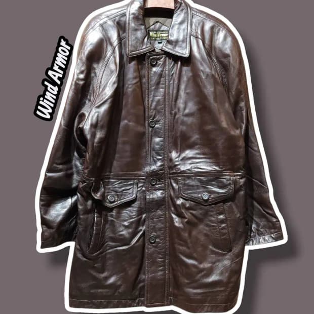 XL/ WindArmor 윈드아머 빈티지 양가죽 코트 자켓 /0120
