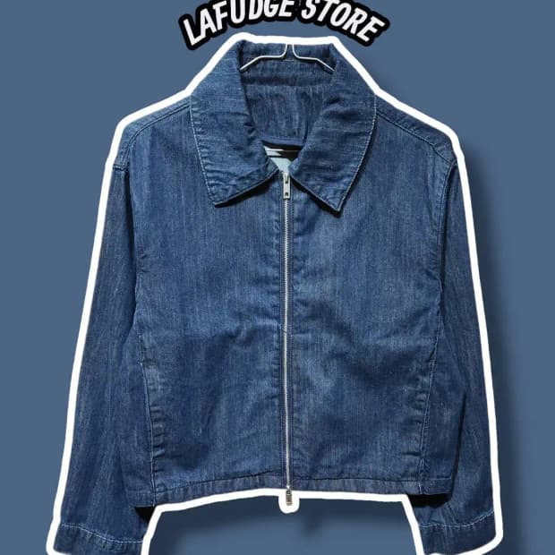M/ 라퍼지스토어 우먼 집업 데님 자켓 /0121