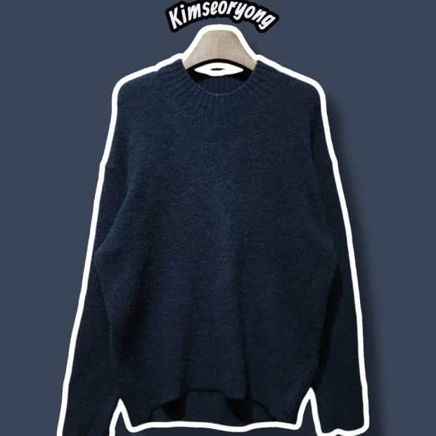66/ kimseoryong 김서룡 울 알파카 혼방 니트 /0122