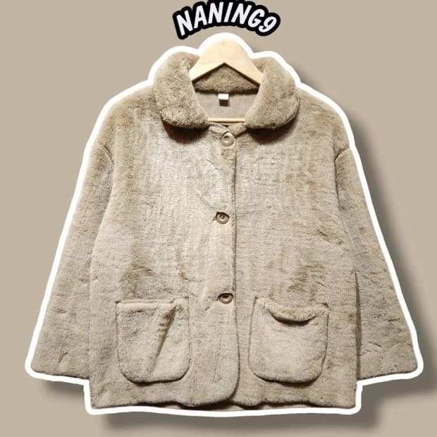 F/ 난닝구 퍼자켓 베이지 /0122