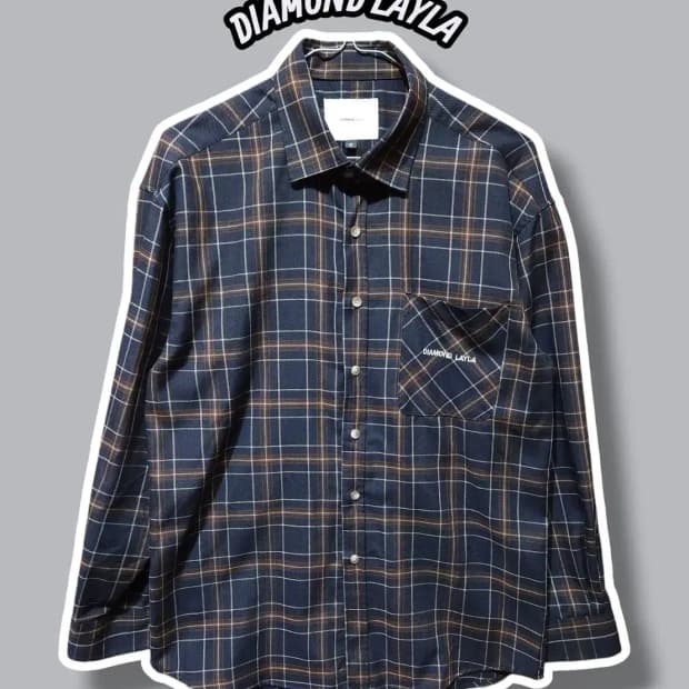 S/ DIAMOND LAYLA 다이아몬드 레이라 체크셔츠 /0123