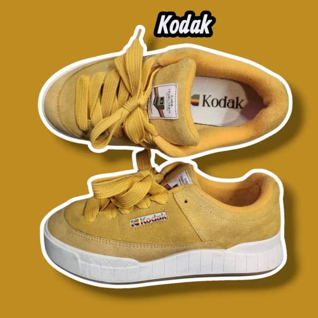 240/ 코닥 필리 스웨드 스니커즈 옐로우 /0127