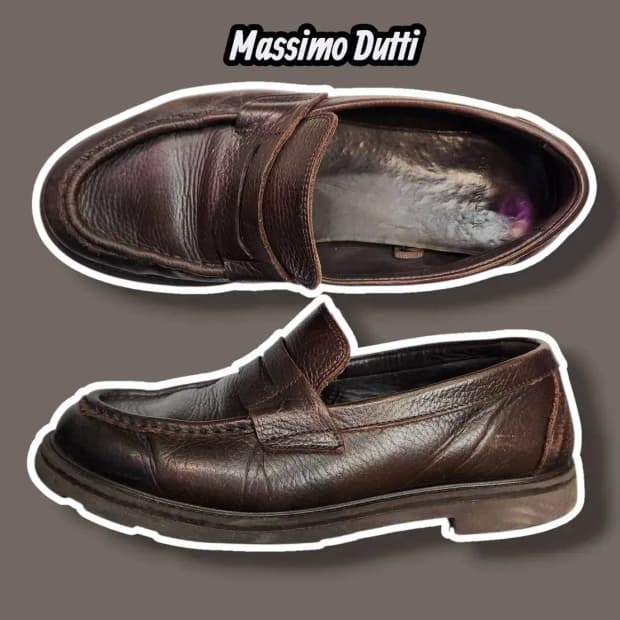 270/ 마시모두띠 남성 페니로퍼 브라운 /0127