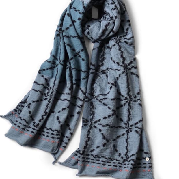 [os] 캐피탈 축융 울 사시코 해피 머플러 스카프