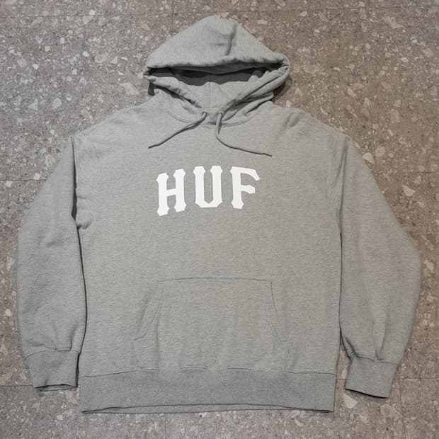 💥허프 로고 후드 그레이 (XL)
