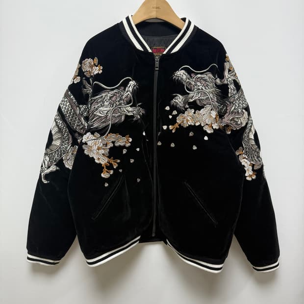 오니 데님 스카쟌